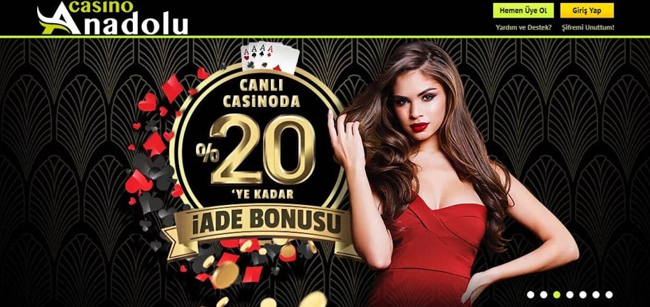 anadolu casino deneme bonusu var mi