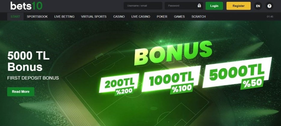 bets10 casino bonuslari nelerdir