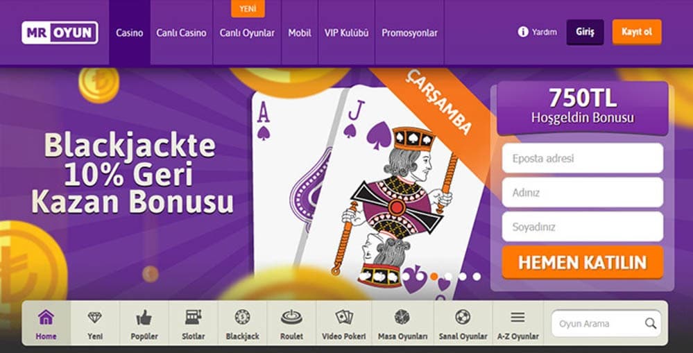 mroyun casino bonuslari nelerdir